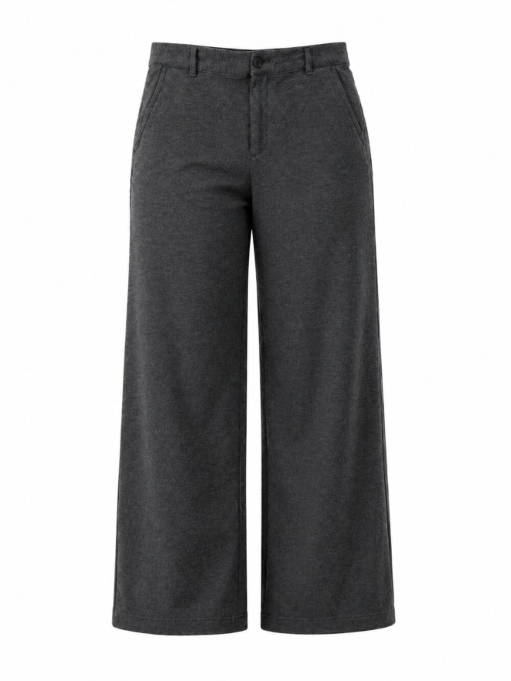 💖 2/40 Gap Charcoal Grey Wide Leg Trouser Pants Size 8